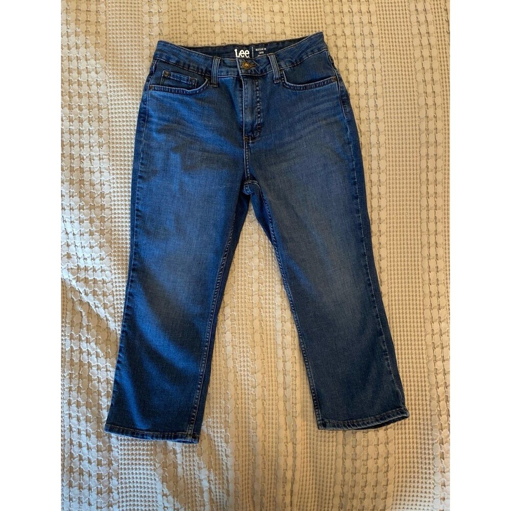 Lee Blue Capris Classic Denim Style